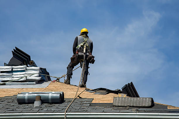 Professional Roofing technician working in Point Lookout, NY